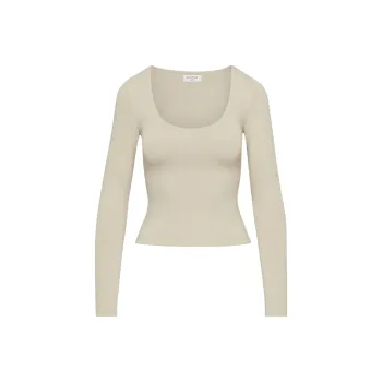 ARITZIA T-Shirt Women's Heather Oat Beige/Stonecrop Oatmeal Beige