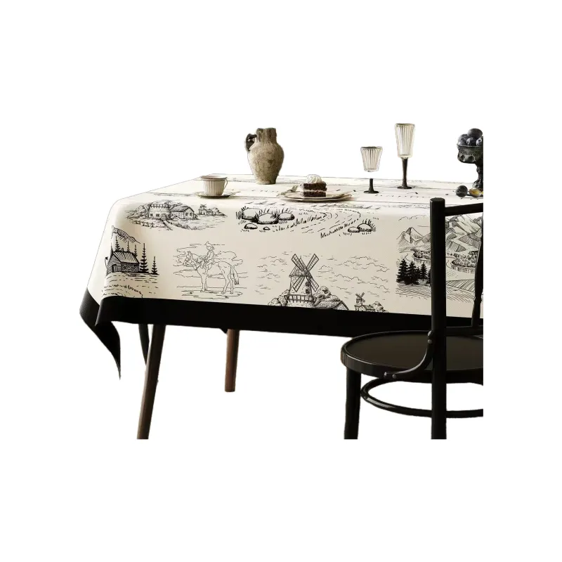Spinning autumn pie Tablecloths / Table Mats-16