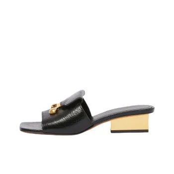 MARNI Trunkaroo Slide Slippers Women's Black