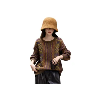 【dme】 Knitwear Women's Dark Camel