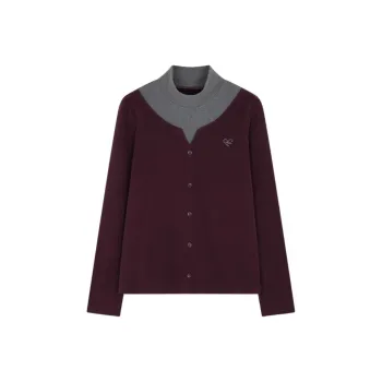 XWI Knitwear Women's Purple & Gray