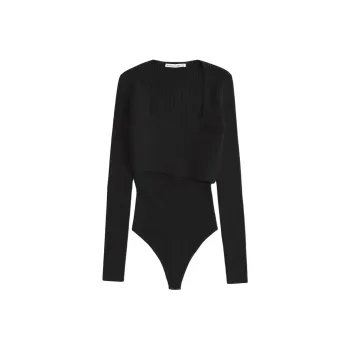 Abercrombie＆Fitch Bodysuits Women's Black