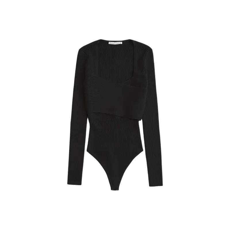 Abercrombie＆Fitch Bodysuits Women's Black-0