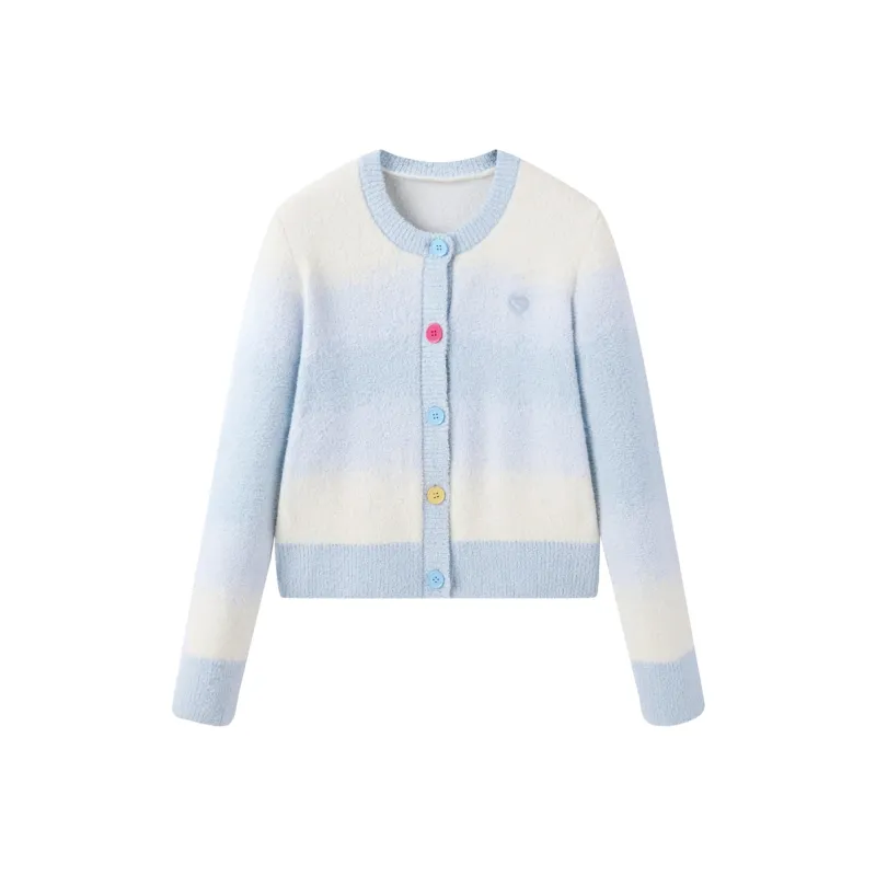 LEDIN Knitwear Women's Country Atmosphere Blue-0
