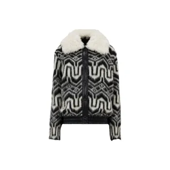 Moncler Down Jacket Women's Black White