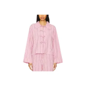 GANNI Shirts Women's Pink
