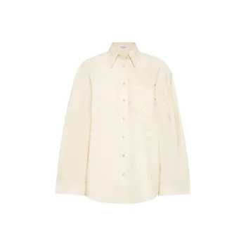 Brunello Cucinelli Flora appliqué Shirt