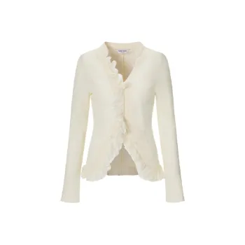 TAMMY TANGS Chiffon Shirt Women's Apricot