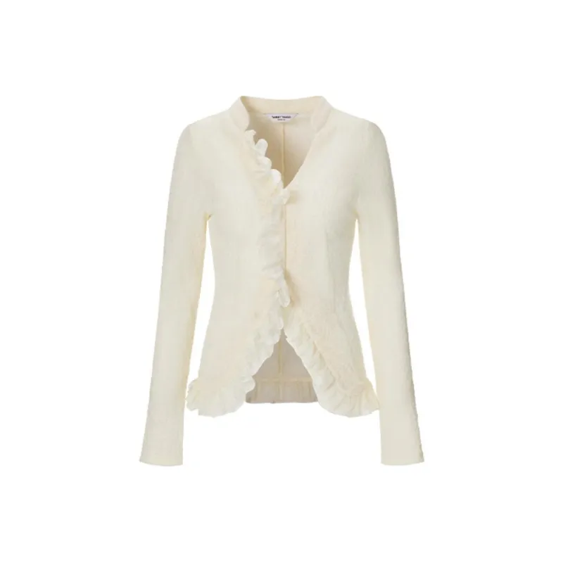TAMMY TANGS Chiffon Shirt Women's Apricot-0