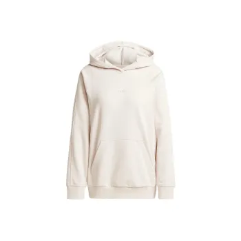 Adidas All Szn Fleece Boyfriend Hoodie Sweatshirt Women's Beige