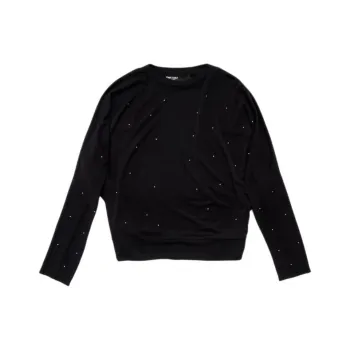 Bimba Y Lola Crystal embellished T shirt