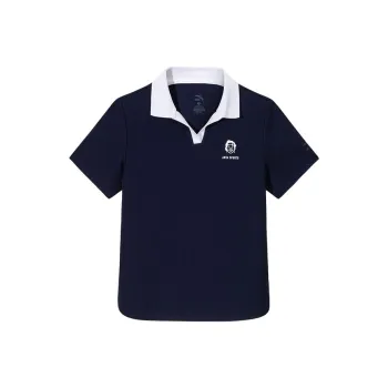 Anta Life Collection Sports Life Collection Polo Shirt Women's Maya Blue/Pure White
