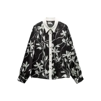 ZARA Shirts Women's Orange
