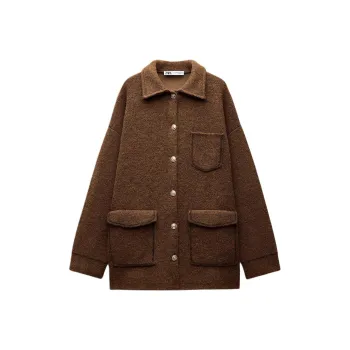 ZARA Jackets & Coats Women's Light Brown