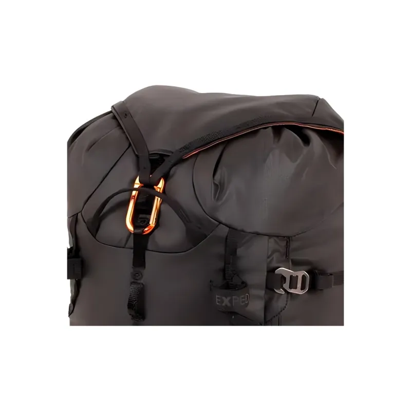 EXPED Recycled Nylon Outdoor Hiking Bag Backpacks Unisex Black-2