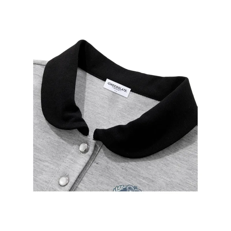  CHOCOOLATE Polo Shirt Women's Gray-2