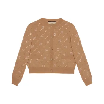 GUCCI Interlocking G Cashmere Cardigan