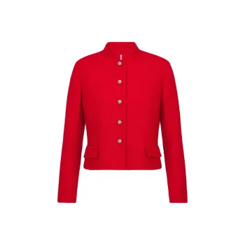 DIOR FW24 Jackets Coats Women's Red