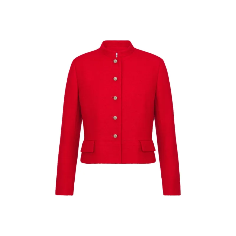 DIOR FW24 Jackets Coats Women's Red-0