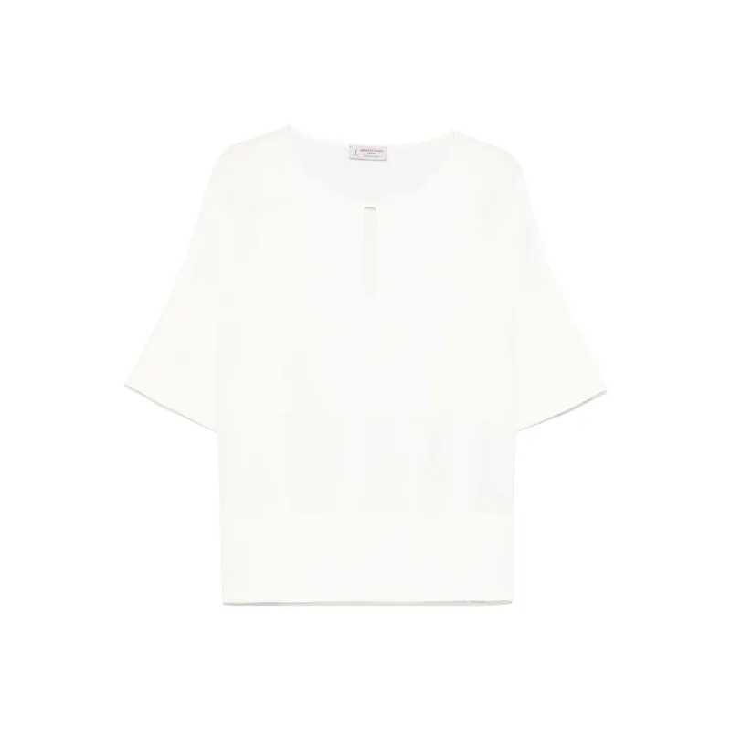 Alberto Biani Keyhole neck Blouse-0