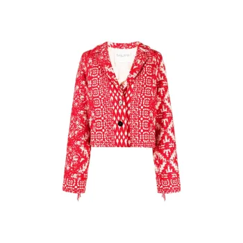Forte Forte Clio Jacquard Fringed Jacket