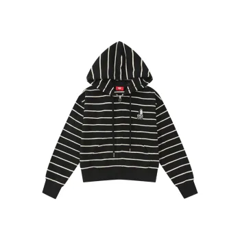 Checkitout Sweatshirt Unisex Plum Deep Black/Beige White