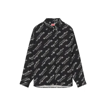 KENZO X Verdy Dropped Shoulder Shirt 'Black'