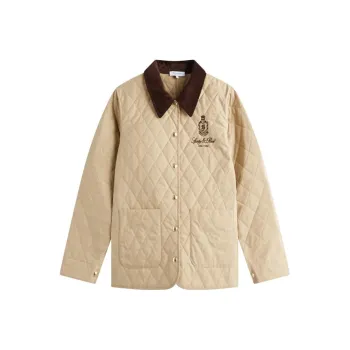 SPORTY & RICH Vendome Quilted Jacket 'Beige'