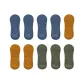 Men's-10 Pack (Lake Blue 4+Ginger Yellow 3+Army Green 3)