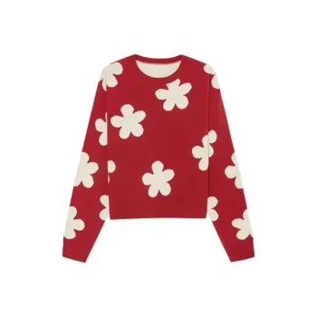 Orange Desire Knitwear Women's Red