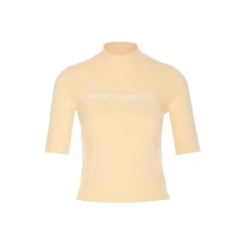 SportMax Mock Neck Short Sleeved Jumper