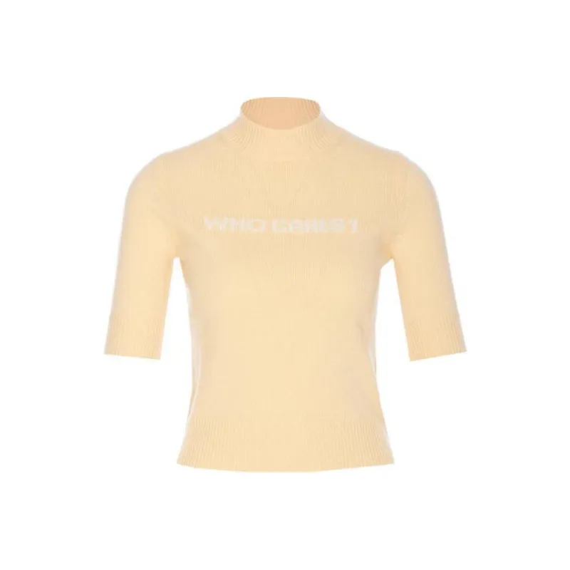 SportMax Mock Neck Short Sleeved Jumper-0