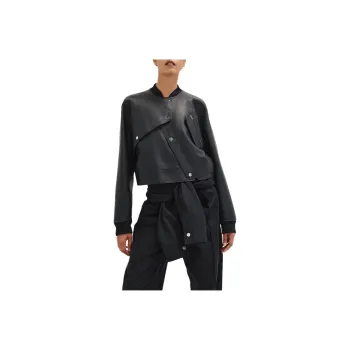 HERMES Jackets Coats Women's Black
