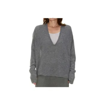Fax Copy Express Cashmere Sweater Women's Gray