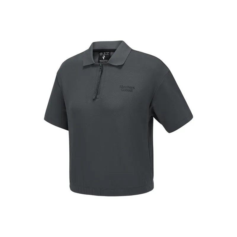 Skechers Polo Shirt Women's Volcano Gray-0
