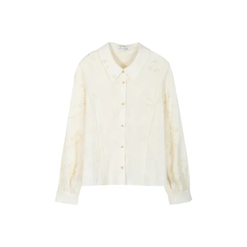 MISHOW Shirt Women's Egg Milk White