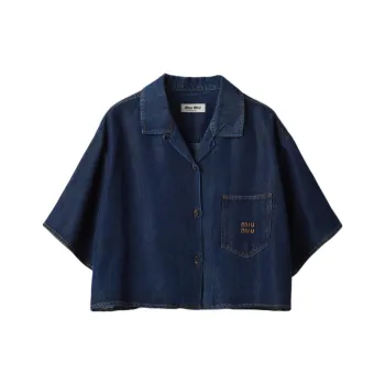 MIU MIU Shirt Women's Marine Blue