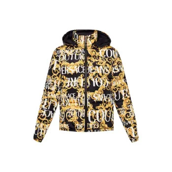 VERSACE JEANS Jackets Women's Black Yellow