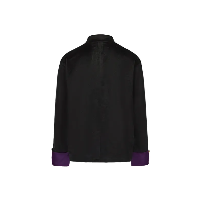 GALLIANO LANDOR Jackets Coats Unisex Black Purple-6