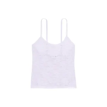 Victoria's Secret PINK Pretty Perfect Cami/Purple Whisper Lace Camisole Women's Purple Delicate Lace
