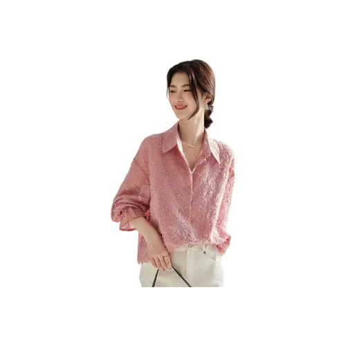 Still quiet Shirts Women's Pink