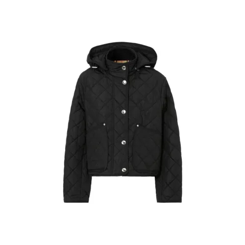 Burberry Quilted Hooded Jacket