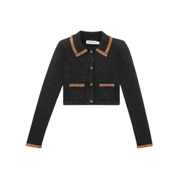 Self portrait Jackets & Coats Women's Classic Black