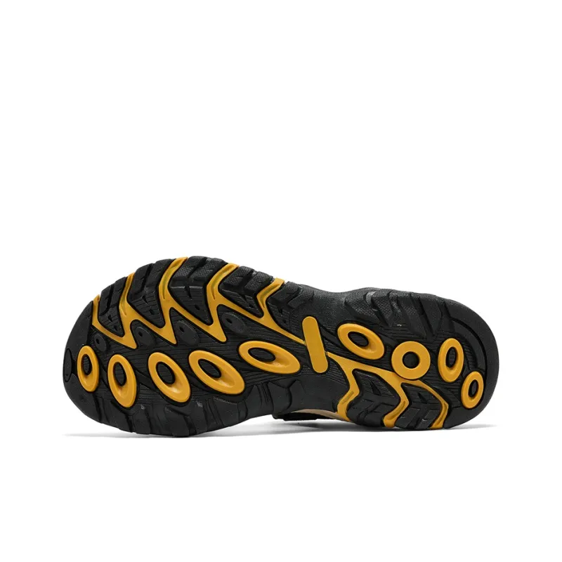 Mulinsen Beach Sandals Men Brown/Black-3