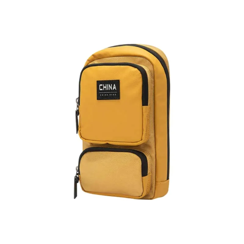 Anta Fabric Sling Bag Unisex Guikhaki-2