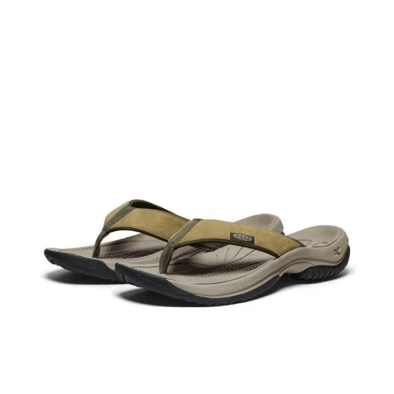 KEEN Kona Odor Resistant Flip Flops Men's Brown-2