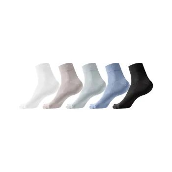 MIIOW Mid Calf Socks Men's 5 Pack