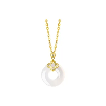 Emerald Chalcedony Necklaces Women's