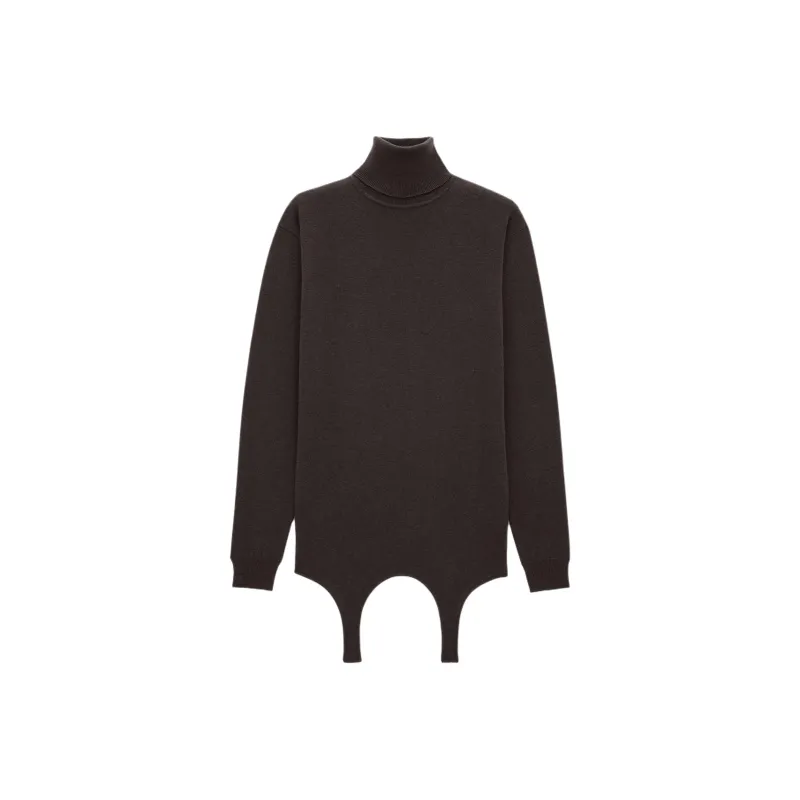 SAINT LAURENT Turtleneck Garter Jumper-0