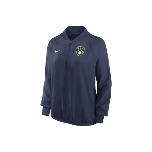 Nike Milwaukee Brewers Women's's Nike Mlb Full Zip Hoodie